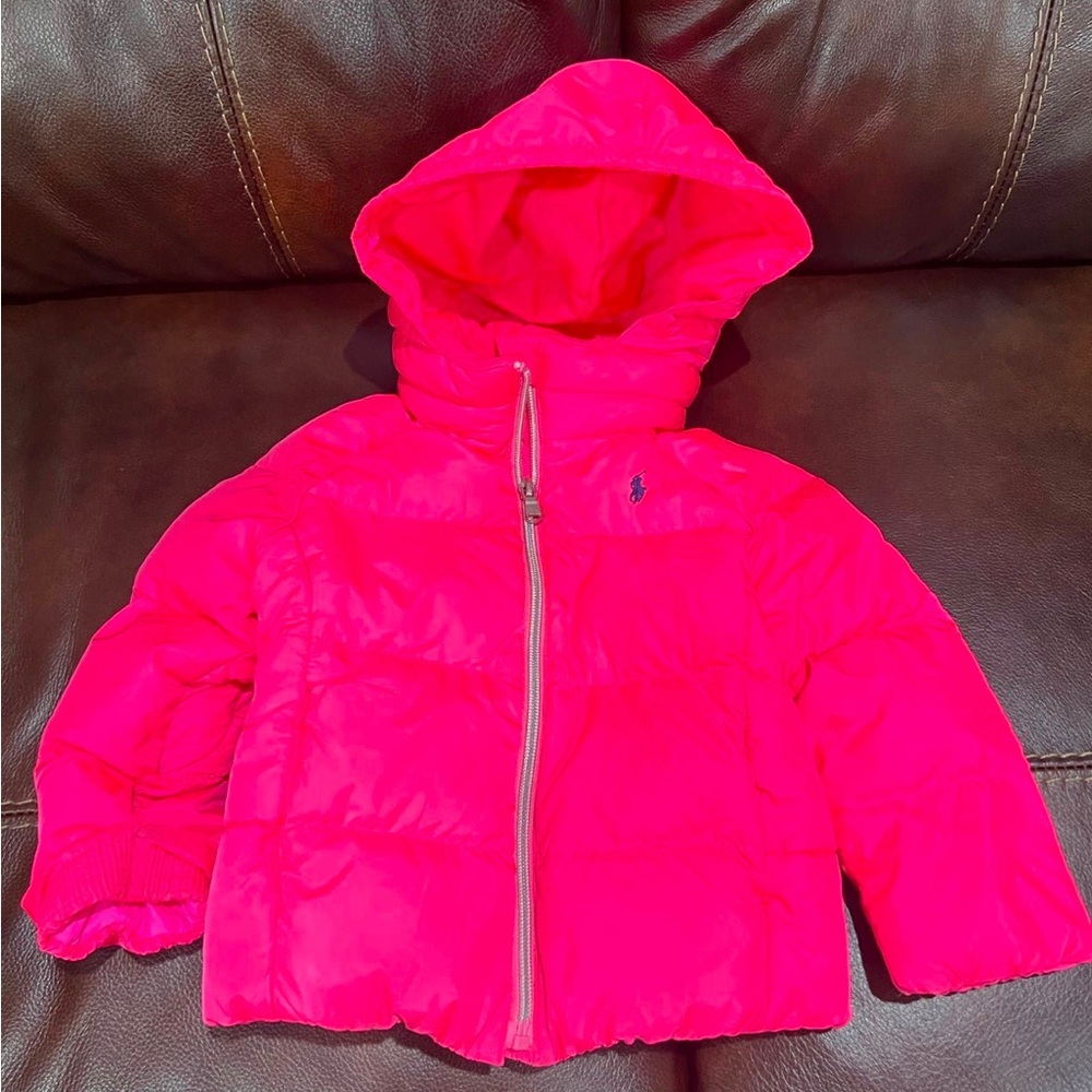 Ralph Lauren girls size 24 months hooded jacket